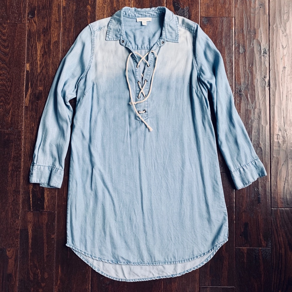 BeachLunchLounge Jean Shirt Dress 🤩